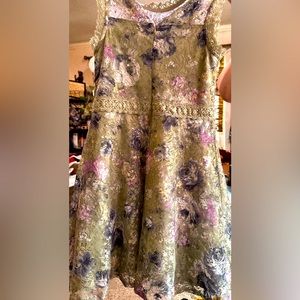 Knit Works Sage Green dress. Youth. Size 16